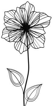 Preview: Beeindruckender Gartenstecker Blume Lili - 2er Set